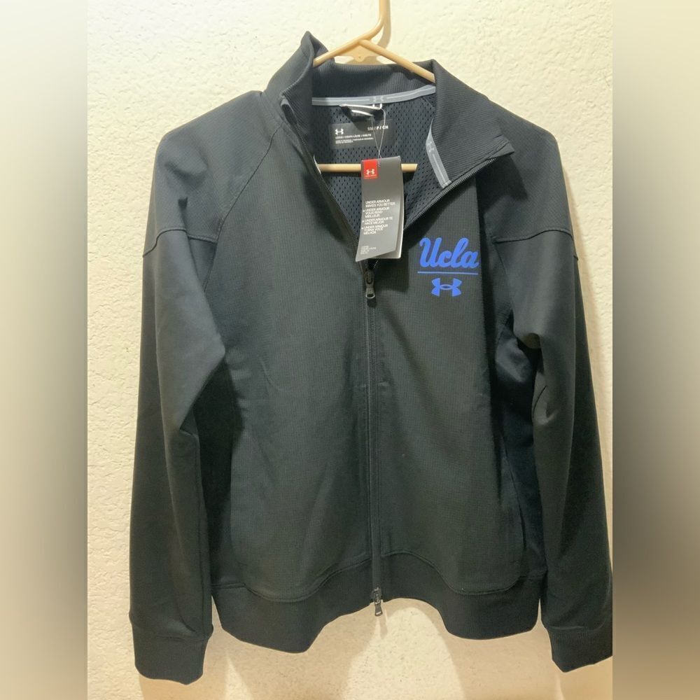 Under Armour UCLA Soft Zip-Up Blue Track Jacket Loose Fit | Women's Small